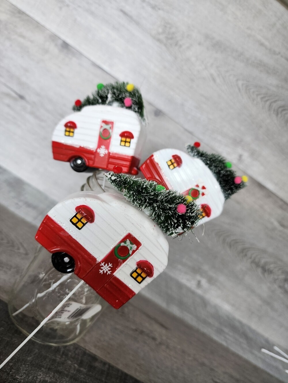 Camper w Tree RV Ashland Christmas Pick Tree Wreath Filler DIY Crafts NEW Lot 3
